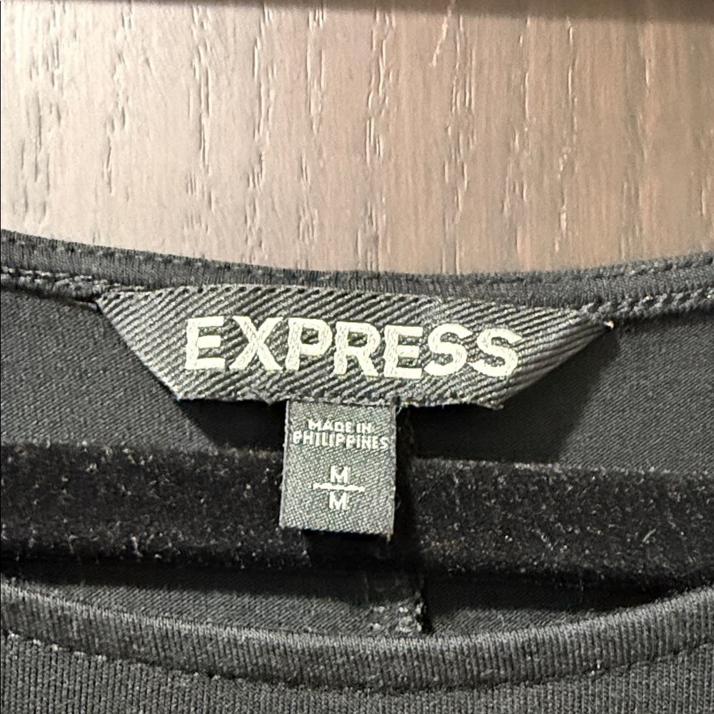 Express Black High Low Dress - Picture 3 of 6